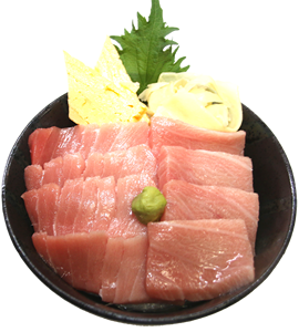 本マグロ中トロ丼