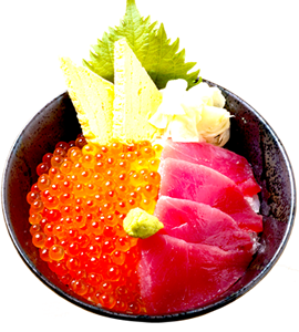 まぐろ・いくら丼