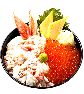 たらば・いくら丼