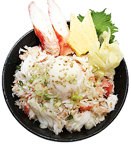 たらばユッケ丼